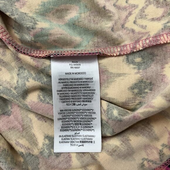 Boden Jersey Midi Skirt Womens Size 12 Side Split Multicolor - Picture 9 of 9